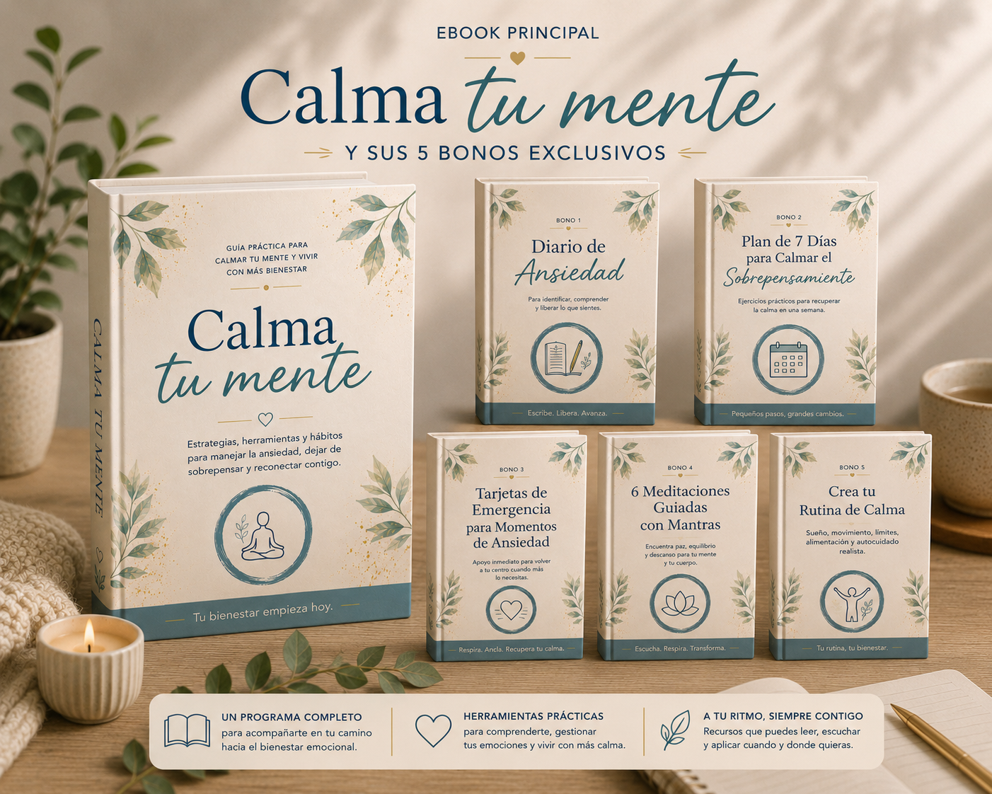 Calma tu mente: Guia practica para recuperar tu bienestar